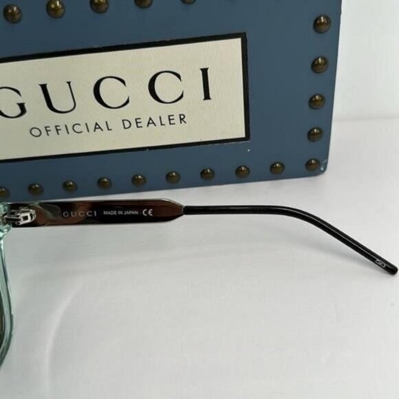 💯- New Authentic GUCCI Unisex Rectangular Sunglasses GG0976S-002-56 - Picture 10 of 13